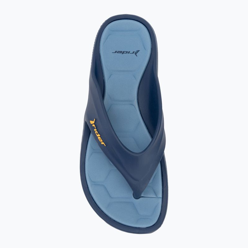 Men's Rider Cape XVIII flip flops blue/blue/yellow 5
