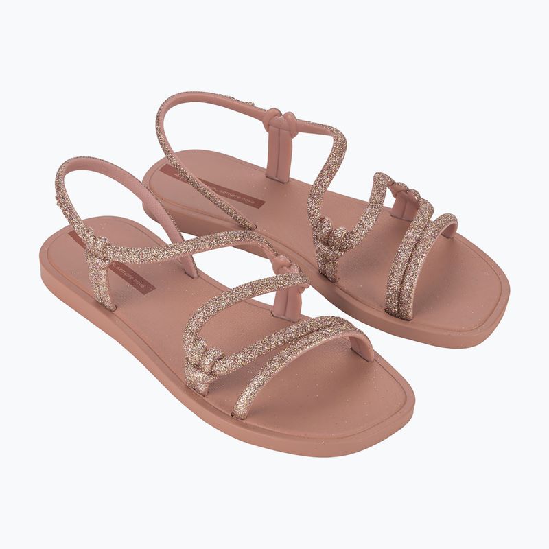 Women's sandals Ipanema Solar Glow Sand pink/glitter/brown tile