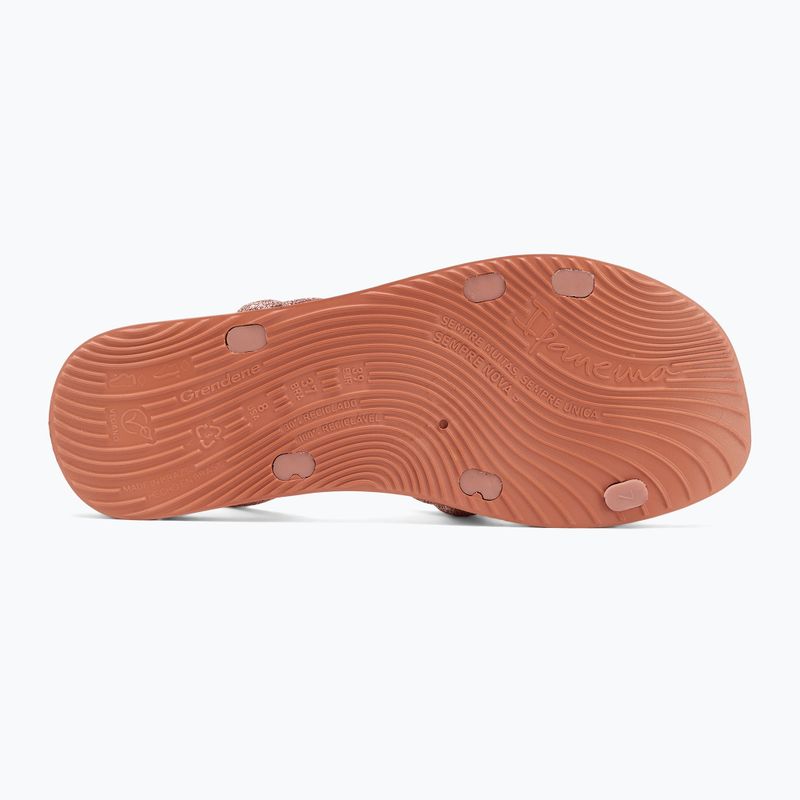 Women's sandals Ipanema Solar Glow Sand pink/glitter/brown tile 4