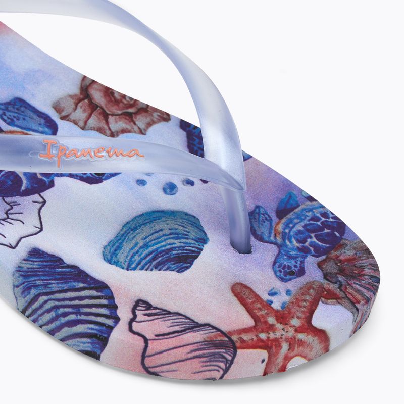 Women's slides Ipanema Verao Tropical light blue/pearly blue 7
