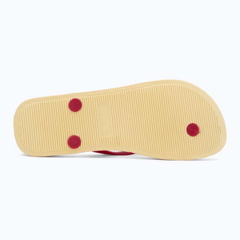Women's slides Ipanema Verao Tropical yellow/red 4