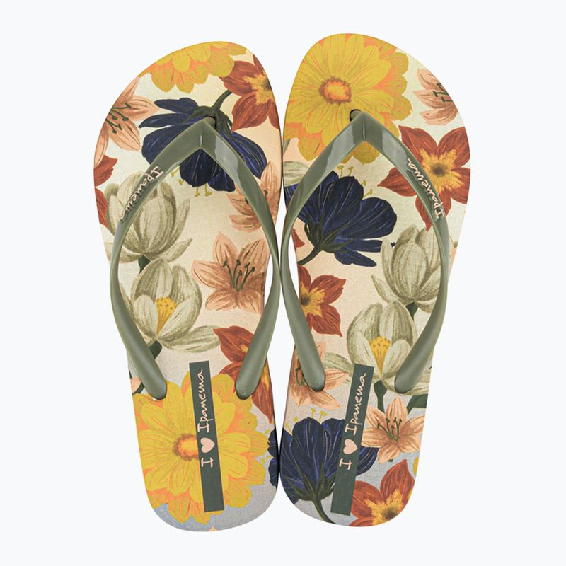 Women's slides Ipanema Verao Tropical beige/green 2