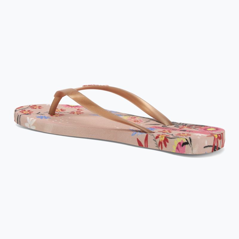 Ipanema Verao Tropical beige/gold women's flip-flops 3