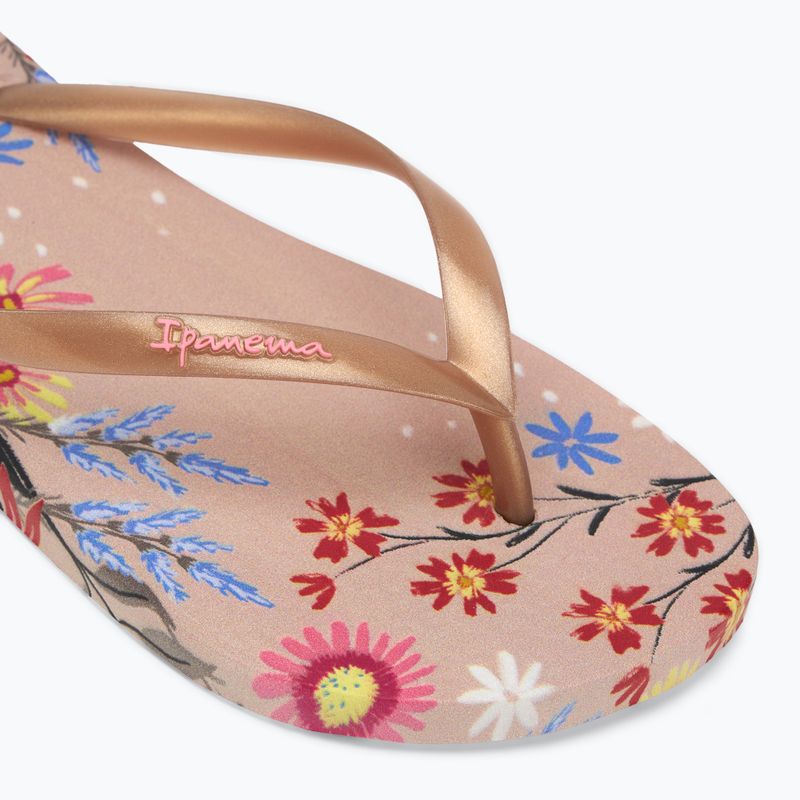 Ipanema Verao Tropical beige/gold women's flip-flops 7