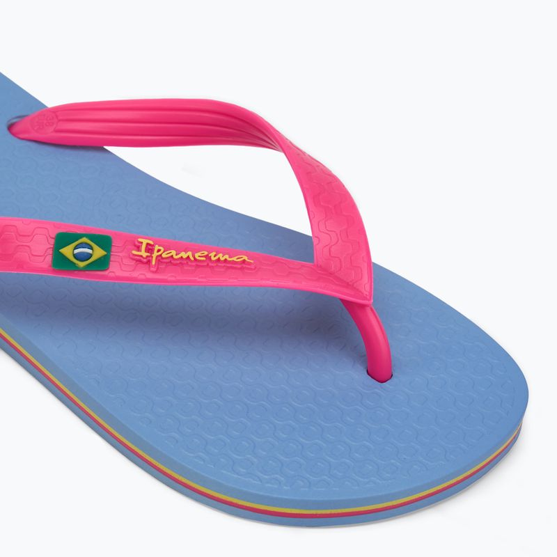 Women's flip-flops Ipanema Clas Brasil II blue/pink 7