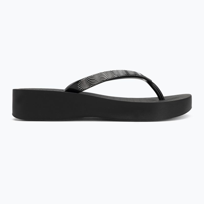 Women's Ipanema Mesh X Plat black/black/lilac flip flops 2
