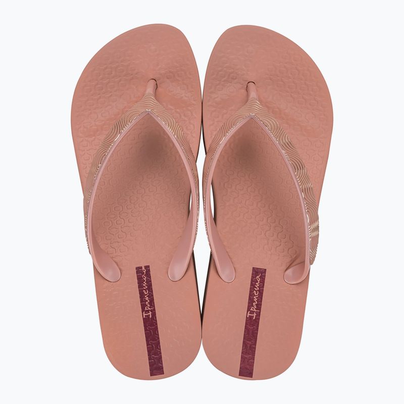 Women's Ipanema Mesh X Plat flip flops pink/pink/red 2