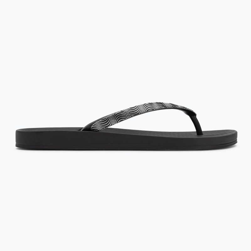 Ipanema Mesh IX women's flip flops black/black/dark grey 2