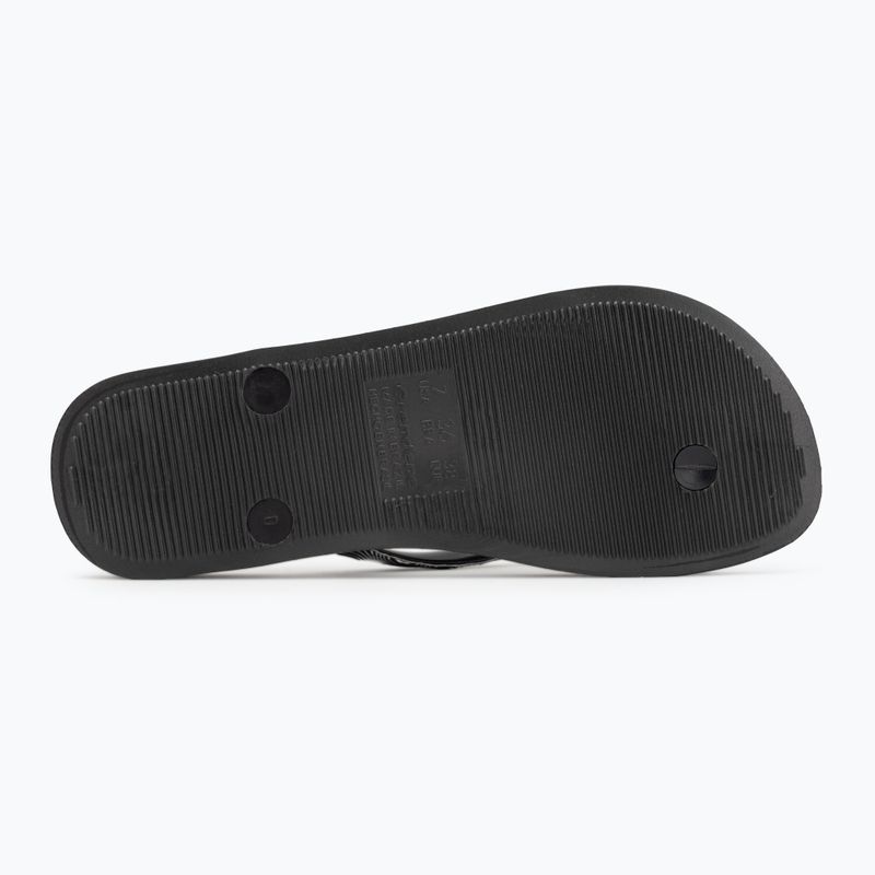 Ipanema Mesh IX women's flip flops black/black/dark grey 4