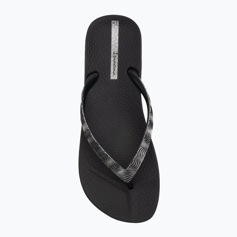 Ipanema Mesh IX women's flip flops black/black/dark grey 5