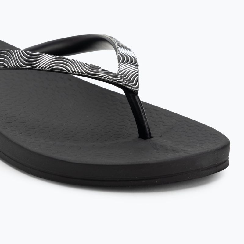 Ipanema Mesh IX women's flip flops black/black/dark grey 7