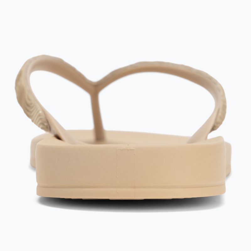 Women's Ipanema Mesh IX beige/beige/gold flip flops 6