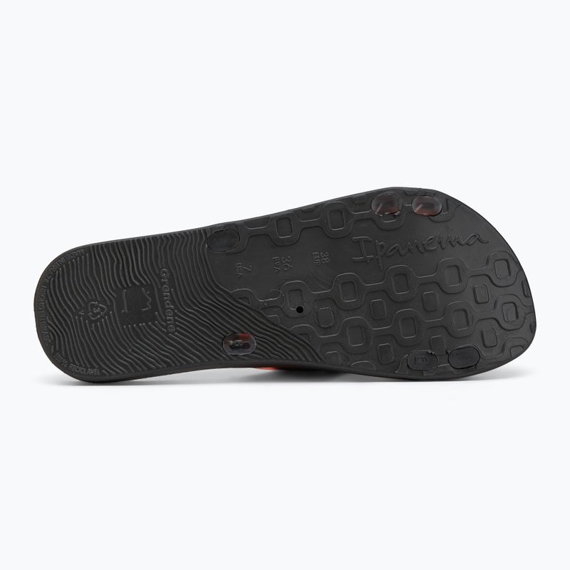 Women's Ipanema Sense Slide black/tortoiseshell flip-flops 4
