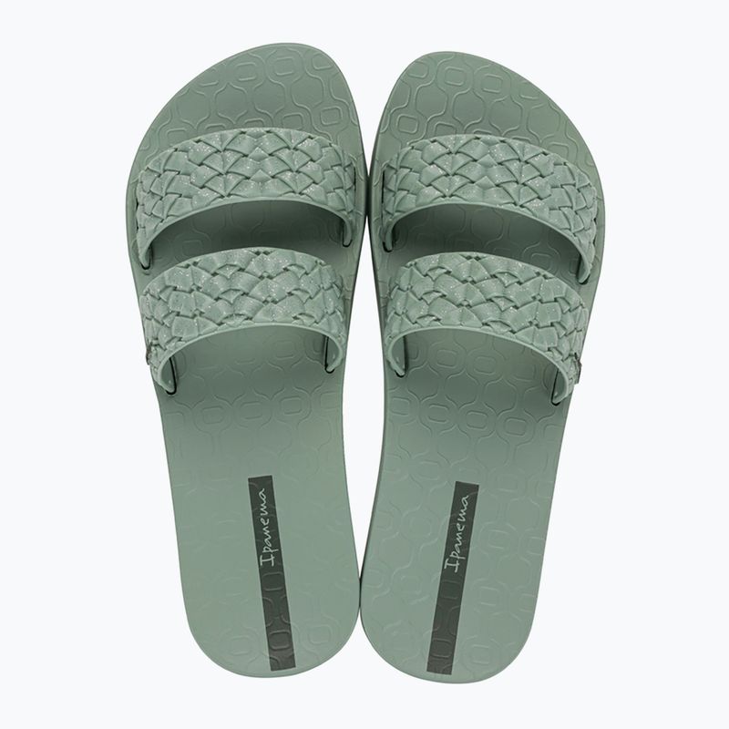 Ipanema women's Renda II flip-flops green/green/glitter green 2