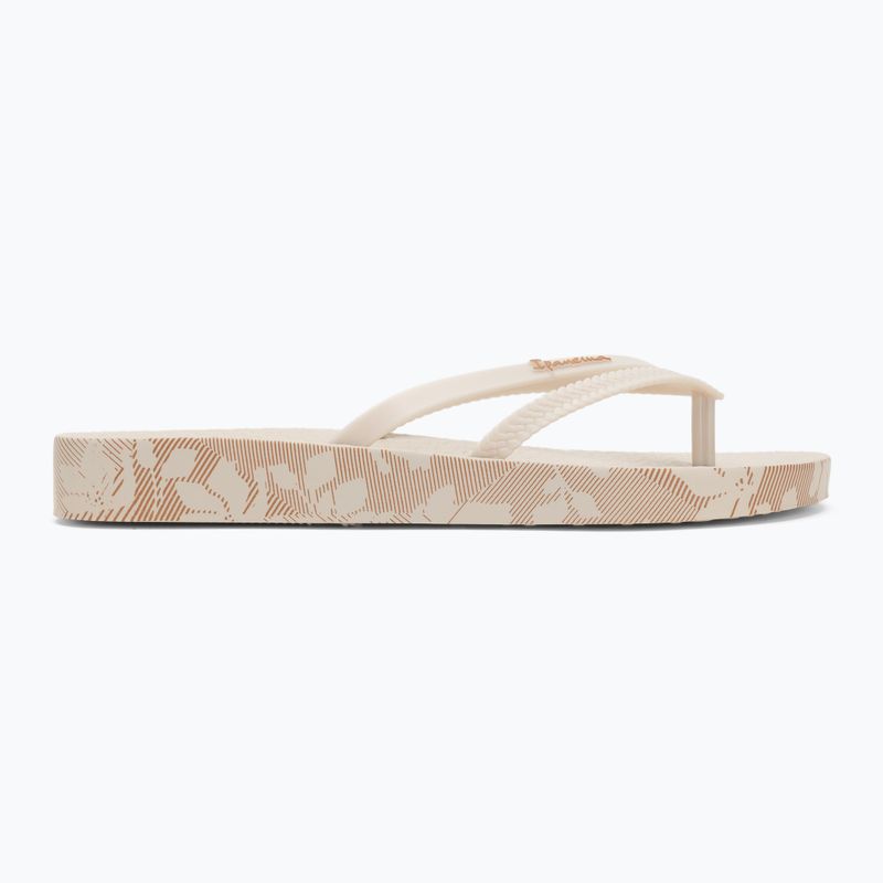 Ipanema women's flip flops Bossa Soft V beige/light beige 2