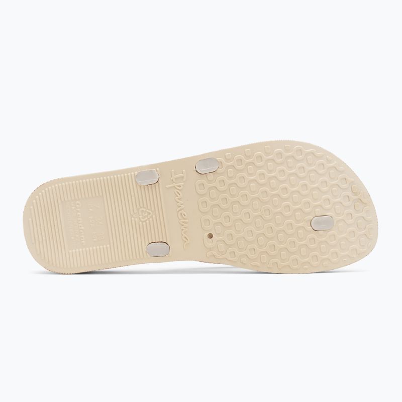 Ipanema women's flip flops Bossa Soft V beige/light beige 4