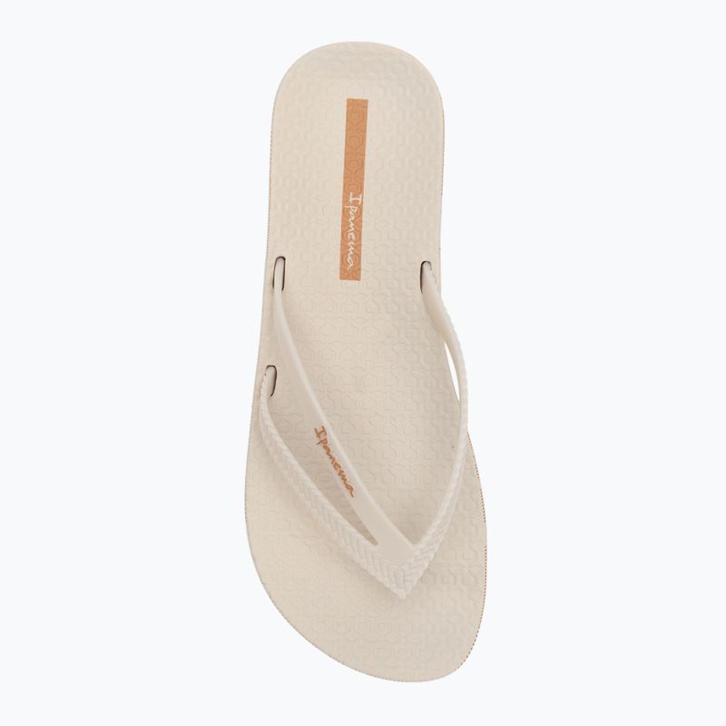 Ipanema women's flip flops Bossa Soft V beige/light beige 5