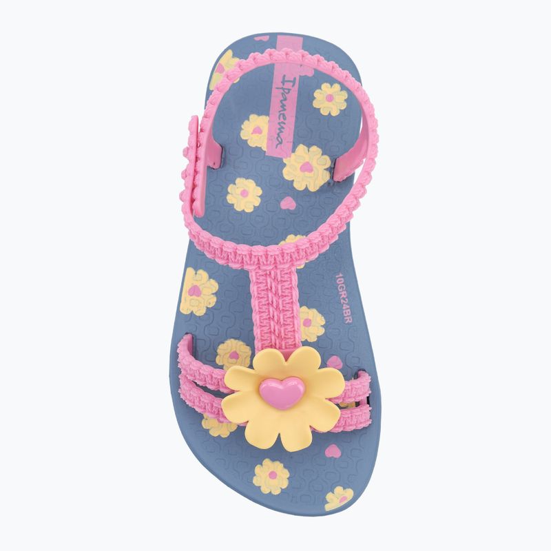 Ipanema Daisy Baby blue/pink/yellow sandals 5