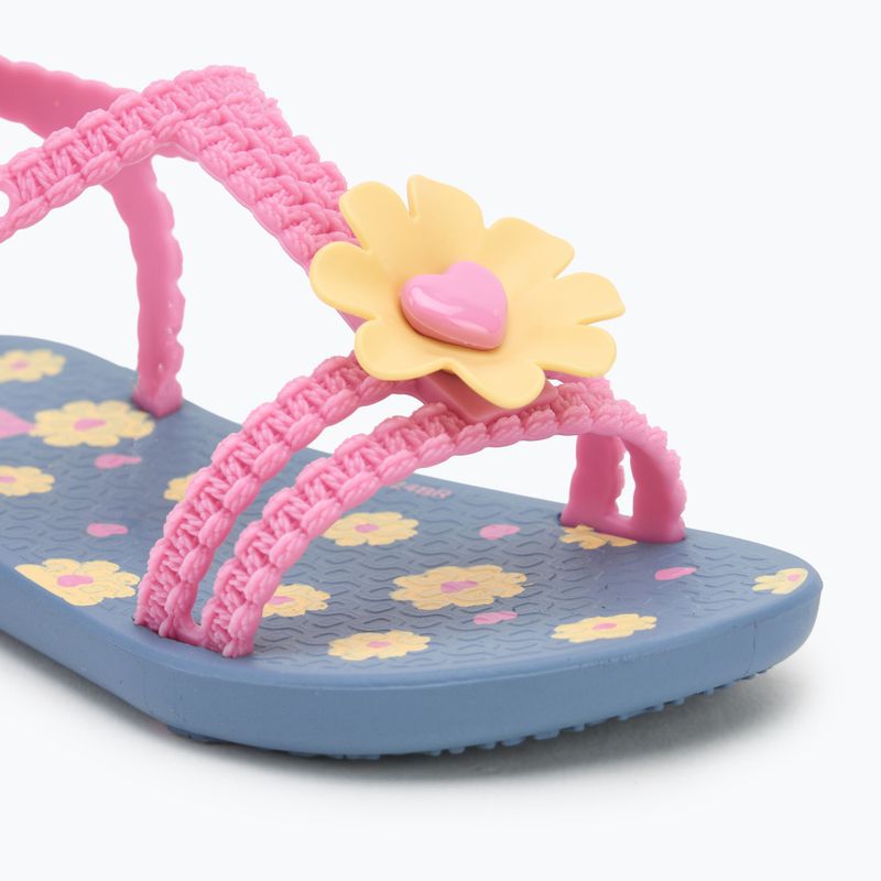 Ipanema Daisy Baby blue/pink/yellow sandals 7