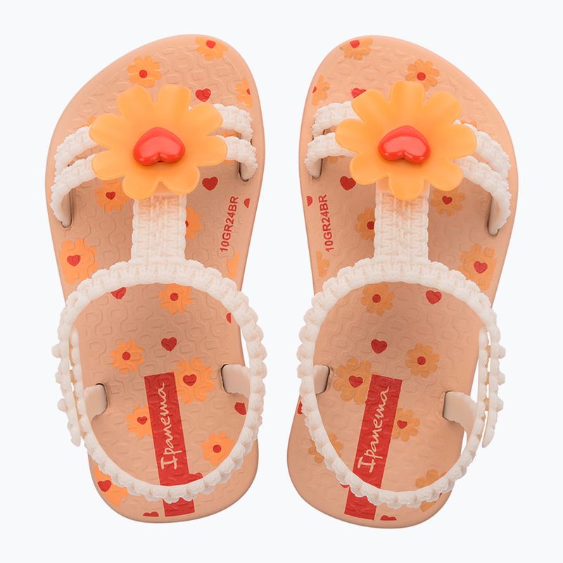 Ipanema Daisy Baby beige/beige/orange sandals 2