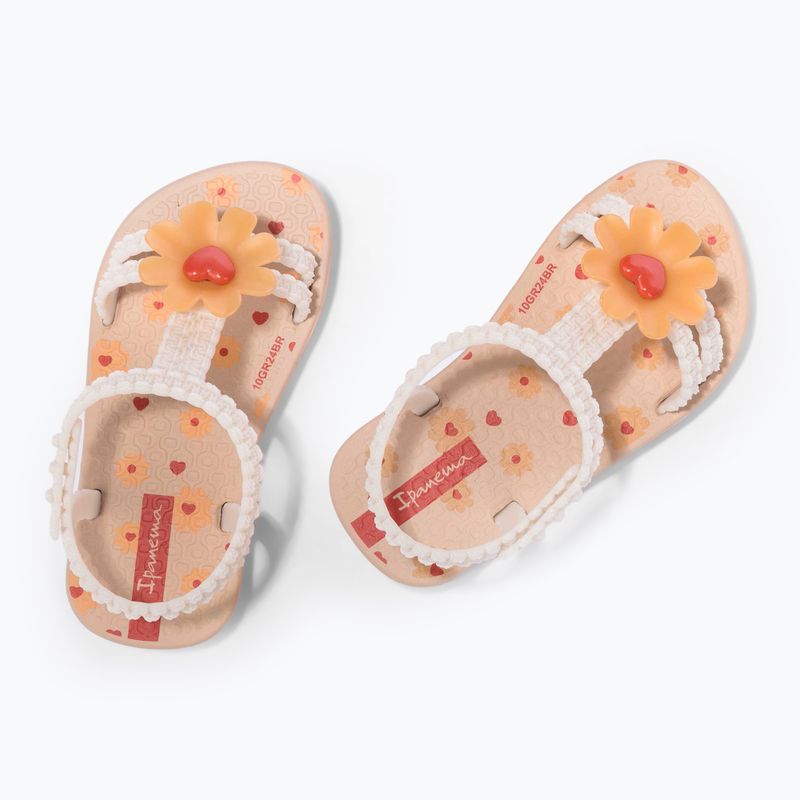Ipanema Daisy Baby beige/beige/orange sandals 3