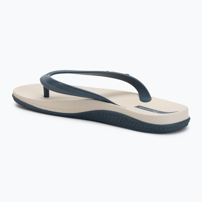Men's Ipanema Anatomic Lapa beige/blue flip flops 3