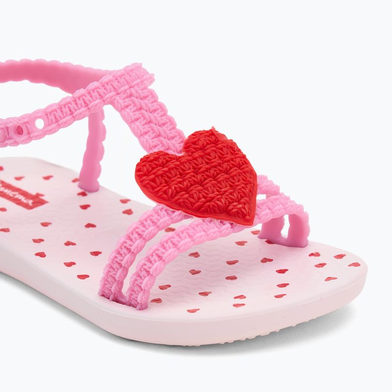 Ipanema My First Baby pink/pink/red sandals 7