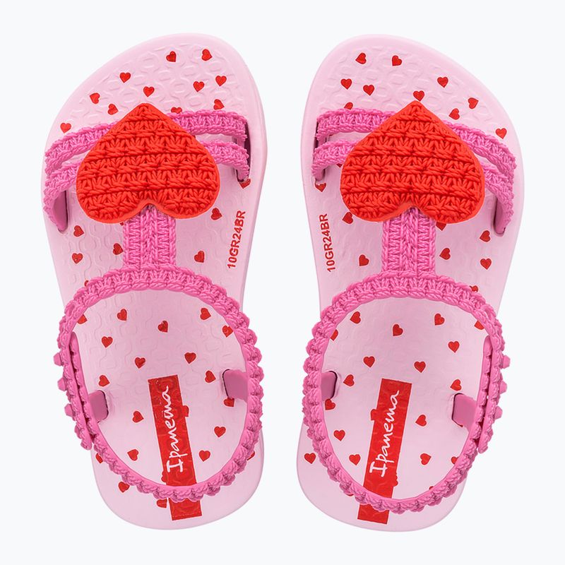 Ipanema My First Baby pink/pink/red sandals 2