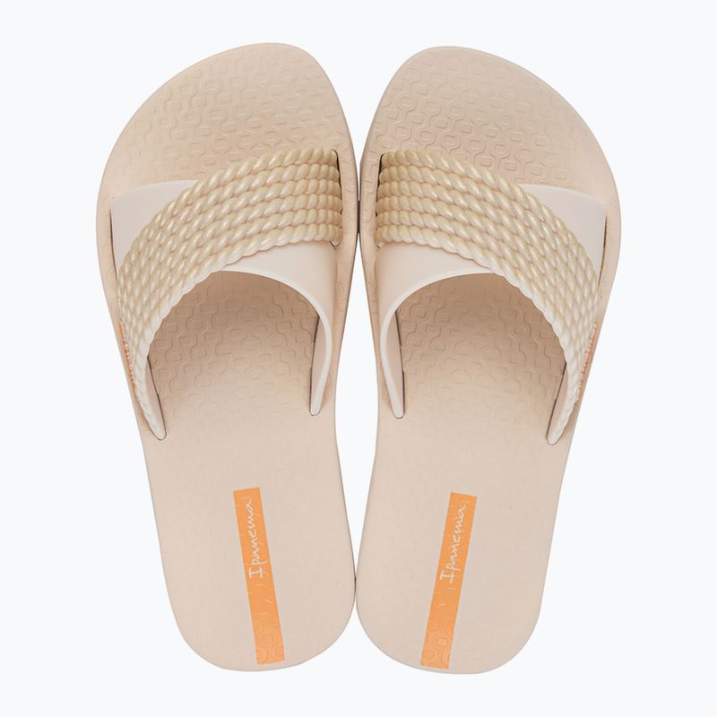 Ipanema Street Kids flip-flops beige/beige/orange 2