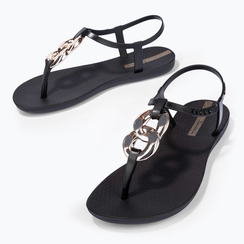 Ipanema Class Connect women's sandals black/black/gold 10
