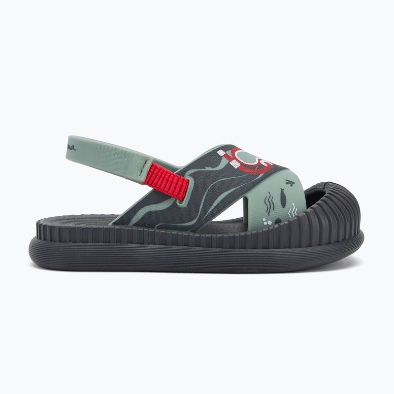Ipanema Fun Sea Baby sandals grey/green 2