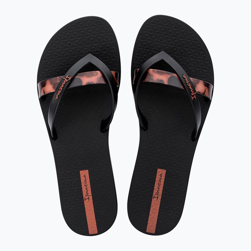 Ipanema Kirei Chic black/brown tile women's flip flops 2