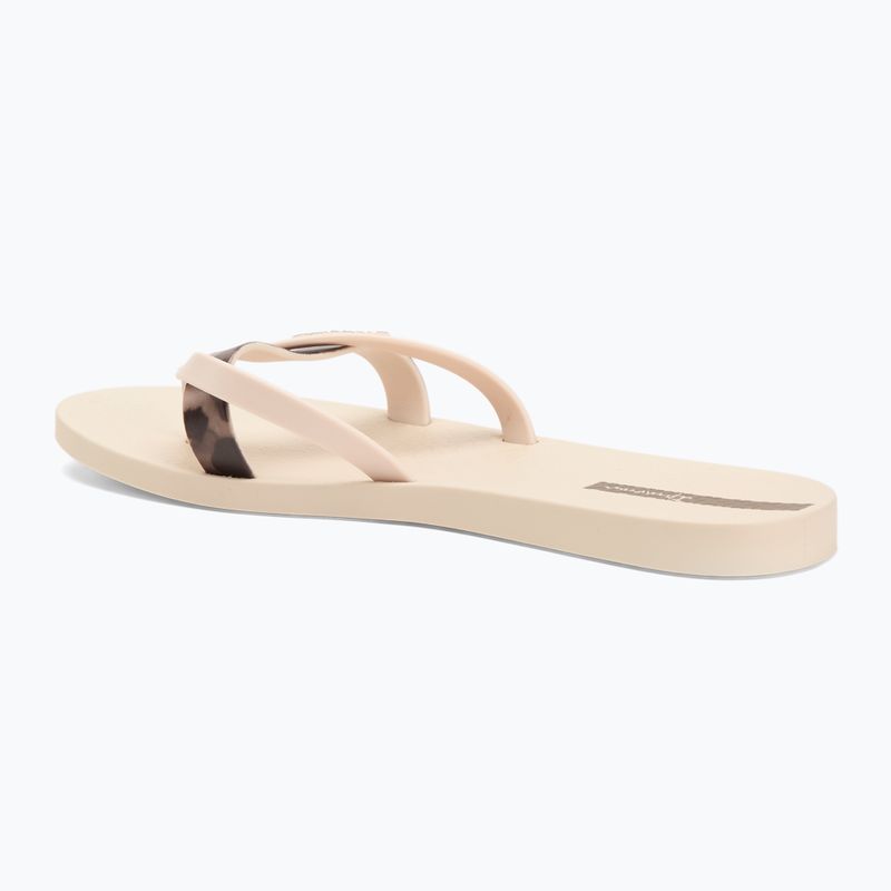 Ipanema Kirei Chic beige/brown women's flip flops 3