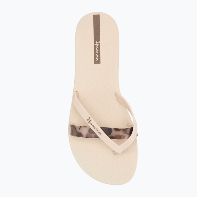 Ipanema Kirei Chic beige/brown women's flip flops 5