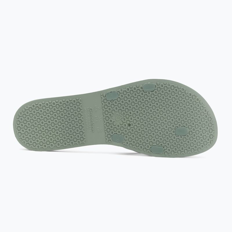 Ipanema Kirei Chic green women's flip flops 4