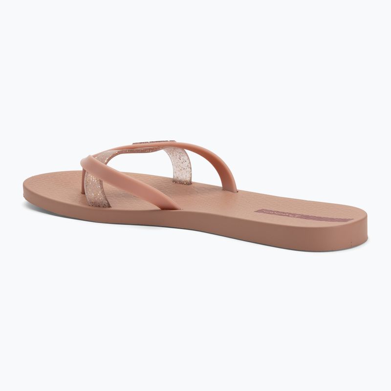 Ipanema Kirei Chic pink/glitter/red women's flip flops 3