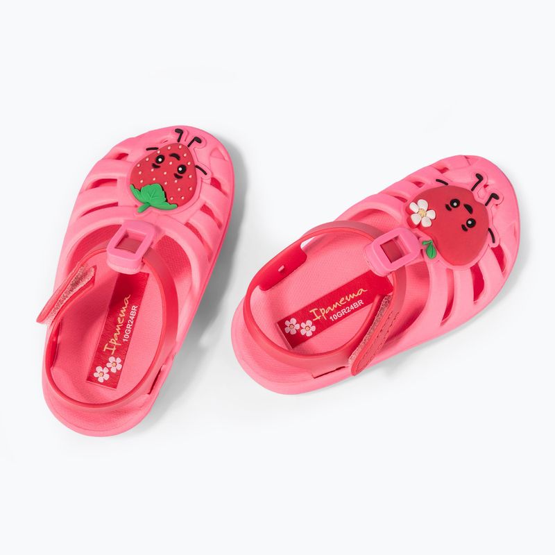 Ipanema Summer XIV Baby dark pink/red sandals 3