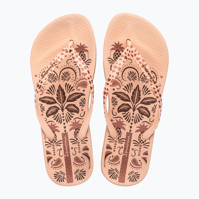 Ipanema Anat Nature VIII beige/beige/brown women's flip flops 2