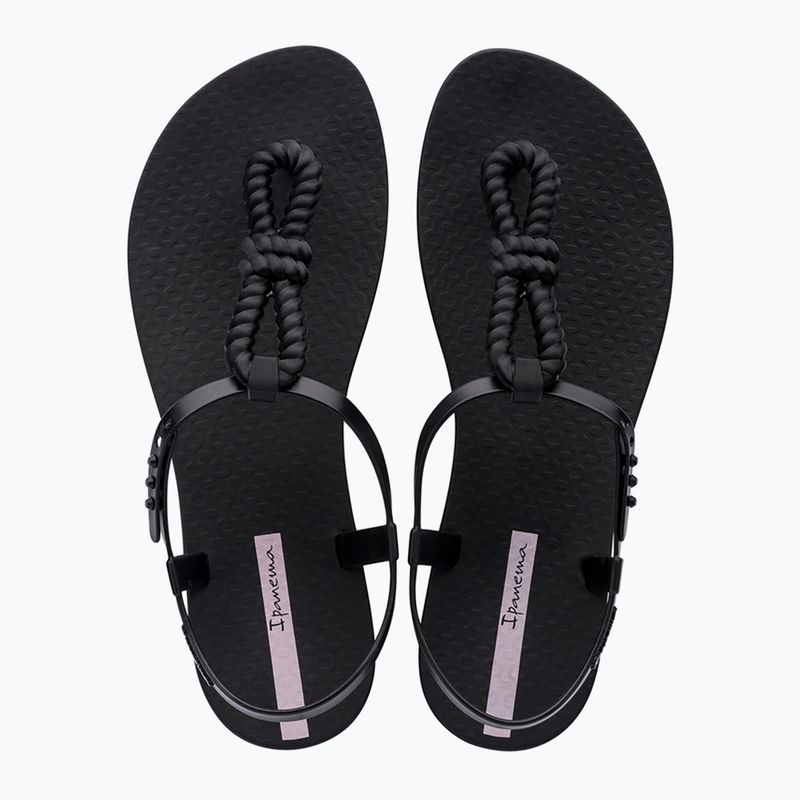 Ipanema Class Infinity black/black/lilac women's sandals 2