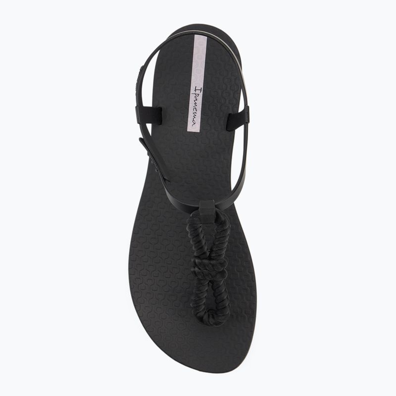 Ipanema Class Infinity black/black/lilac women's sandals 5