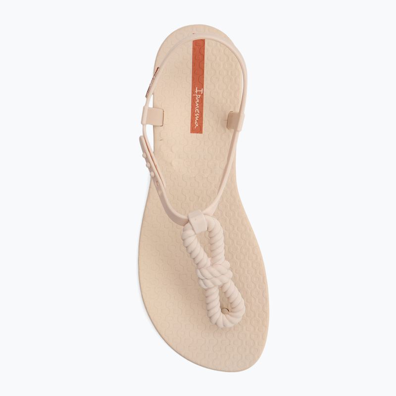 Ipanema Class Infinity beige/beige/orange women's sandals 5