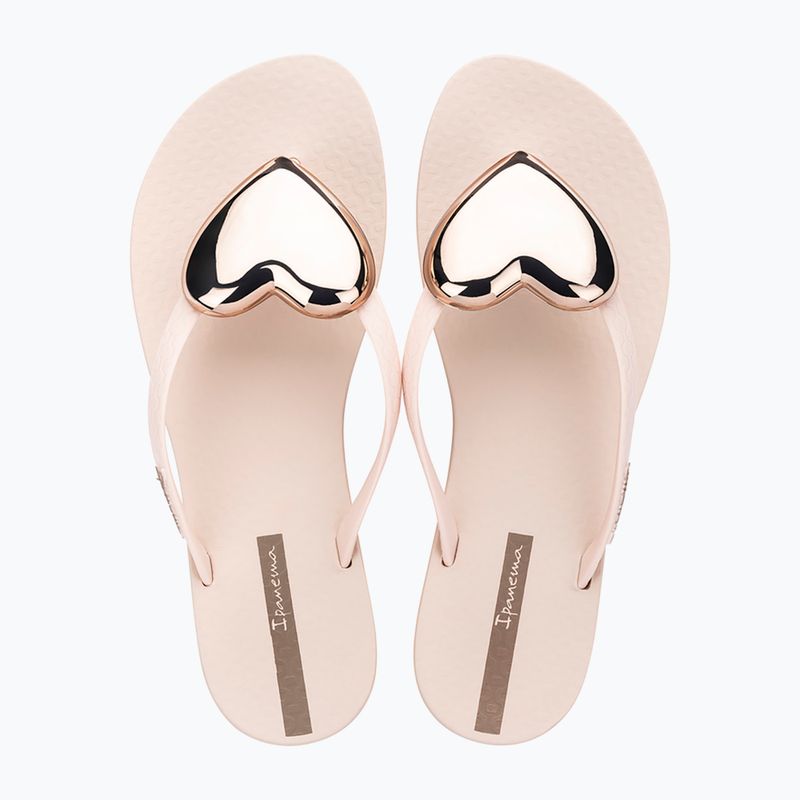 Women's flip-flops Ipanema Maxi Fashion beige/gold 2