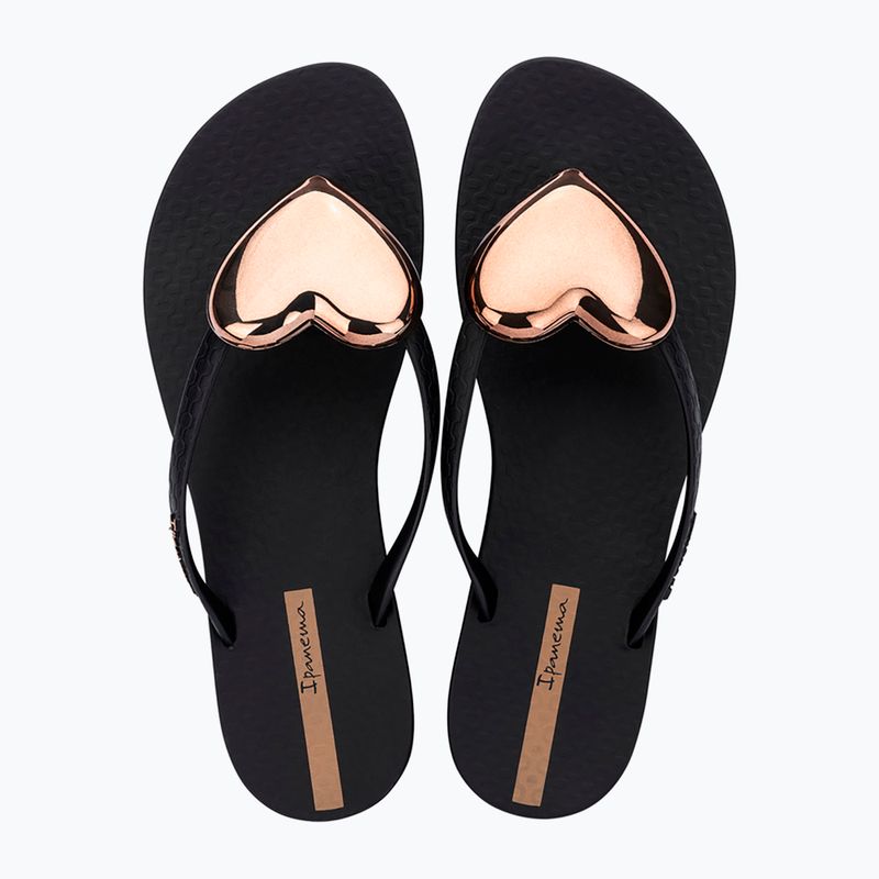 Women's flip-flops Ipanema Maxi Fashion black/bronze 2