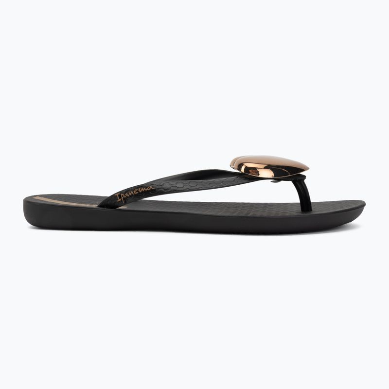 Women's flip-flops Ipanema Maxi Fashion black/bronze 2