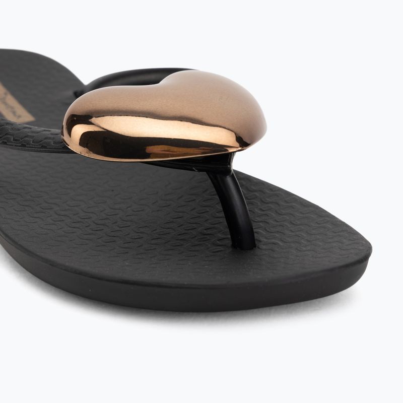 Women's flip-flops Ipanema Maxi Fashion black/bronze 7