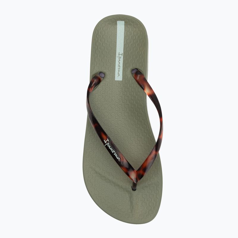 Ipanema Anat Connect II green/clear women's flip flops 5