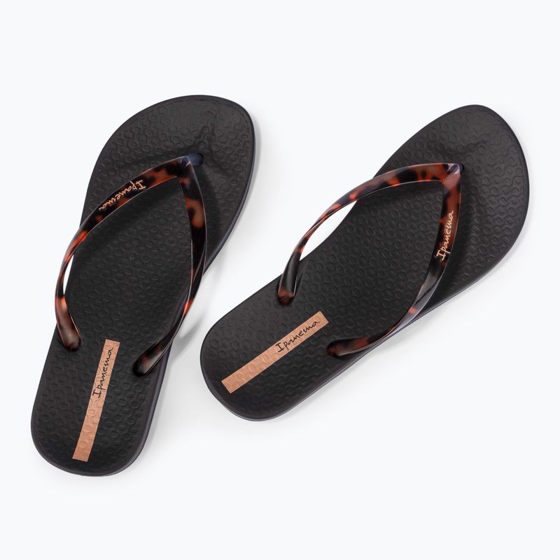 Ipanema Anat Connect II black/clear women's flip flops 3