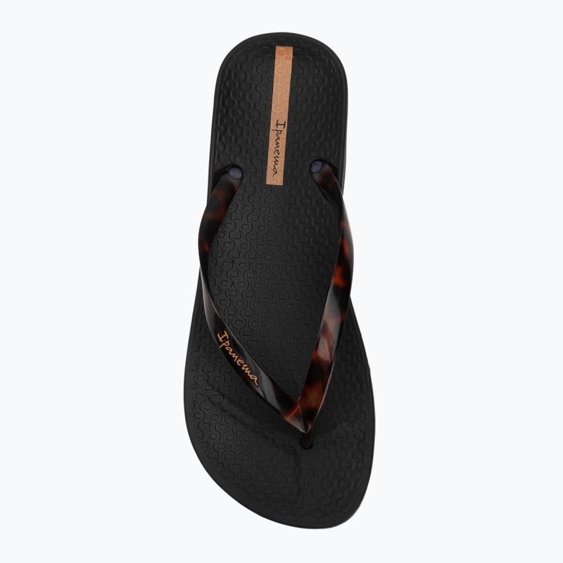 Ipanema Anat Connect II black/clear women's flip flops 5