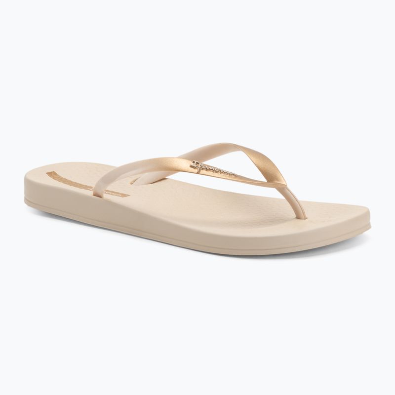 Ipanema women's Anat Connect II beige/gold flip flops