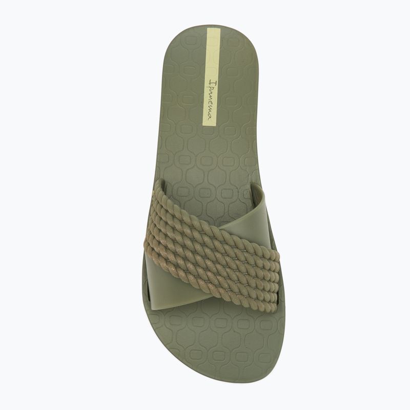 Ipanema Street II women's flip-flops dark green /green 5